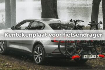 Kentekenplaat fietsendrager