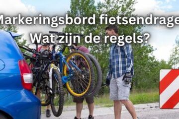 markeringsbord fietsendrager